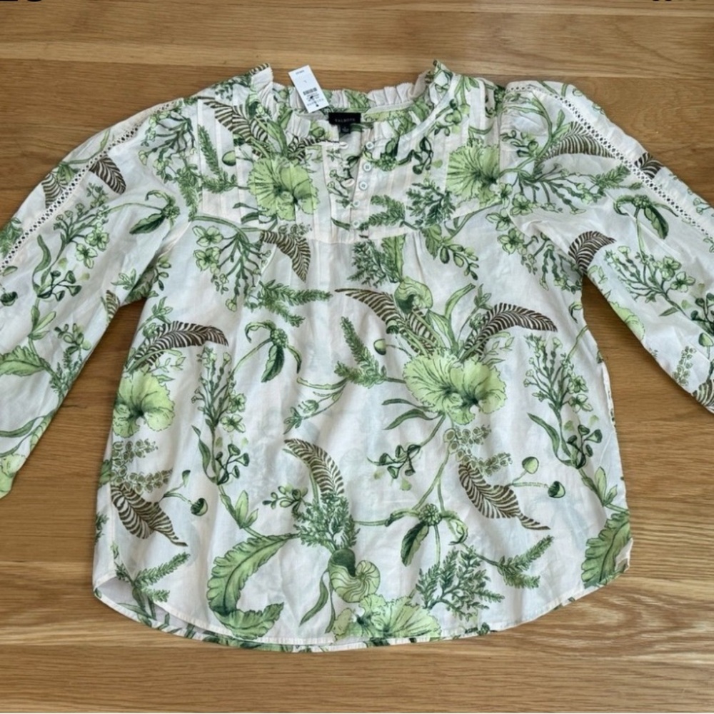 Green Floral woman’s Shirt
